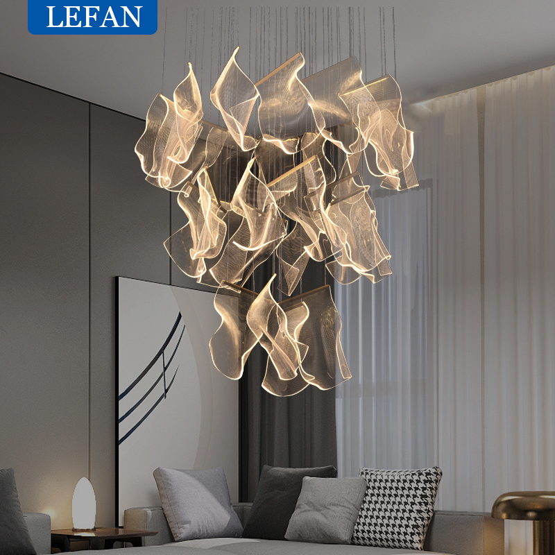 Sustainable Living Guide - ضوء دليل LED الثريا الحديثة غرفة